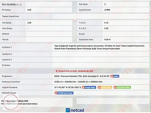 Döşemealtı Çıplaklı'da Satılık İmarlı Villa Arsası 8