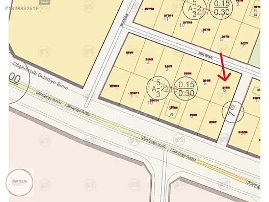 Döşemealtı Çıplaklı'da Satılık İmarlı Villa Arsası 10